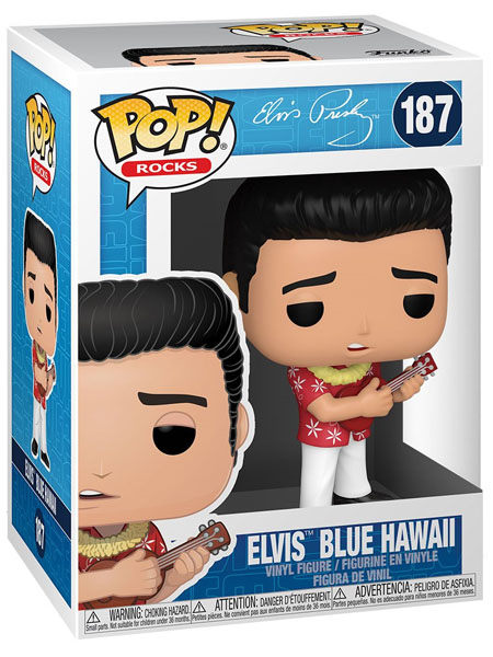 Funko POP #187 Rocks Elvis Presley Blue Hawaii Figure